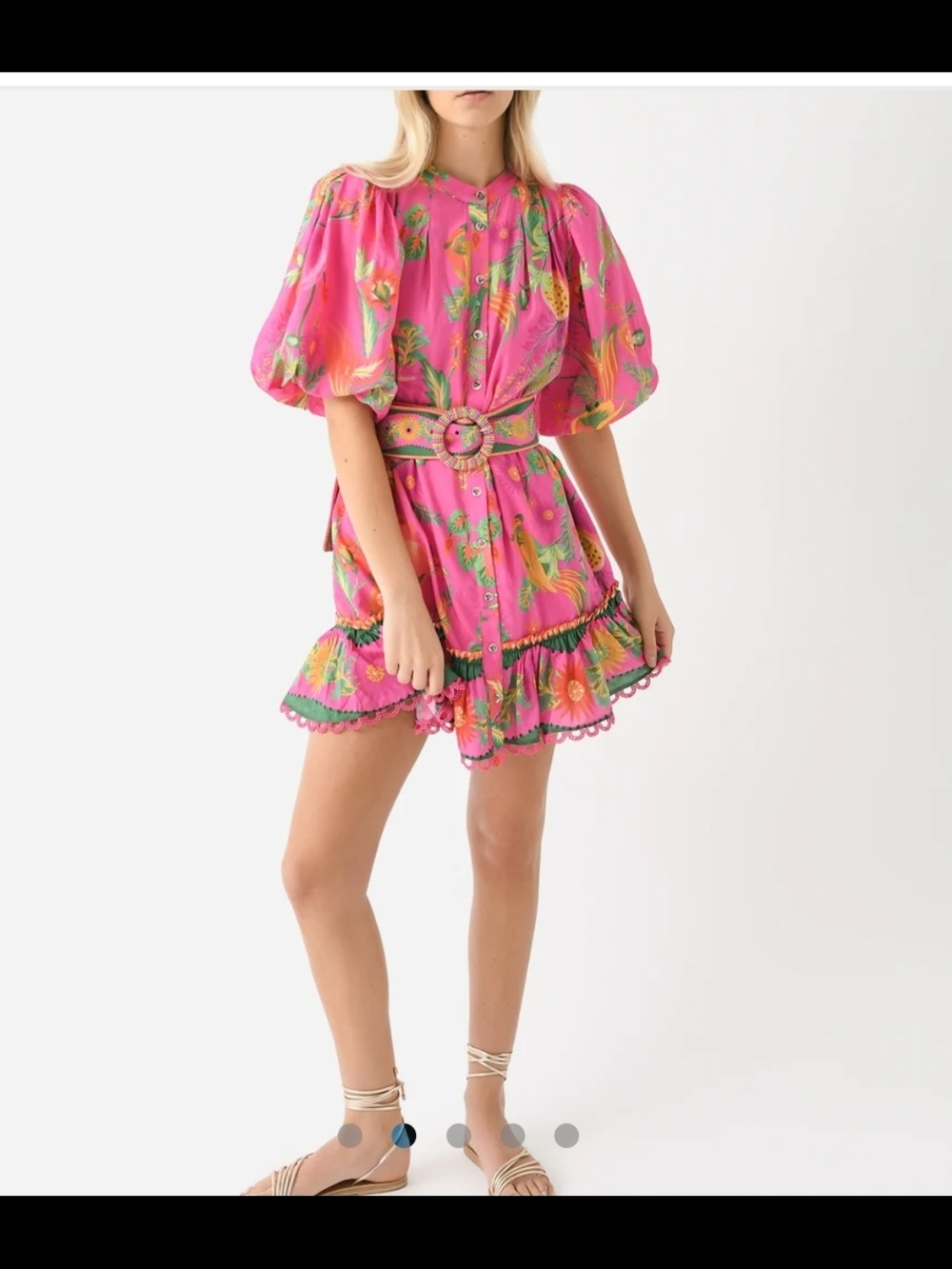 FARM Rio Delicate Fruit Garden, Mini Dress, Small - Picture 2 of 7